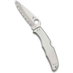 アウトドアナイフ 日本製 C10S スパイダルコ エンデューラ4 ステンレス 波刃 Spyderco サバイバルナイフ