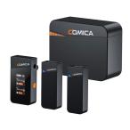 COMICA Vimo C3 ワイヤレスマイク ノイズキャンセリング 2.4GHz 伝送距離200m 音量調整 カメラ スマートフォン PC 充電ケースセット 国内正規品