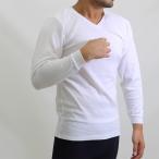 FTY のび楽 フィット長袖Vネックtシャツ 12-691 メンズ 肌着 あったか 秋冬 楽天お買い物マラソン 下着屋 下着通販 あったかインナー メンズ肌着 ランキング