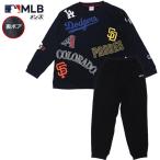 冬【MLB】メジャーリーグ 公式  裏ボア メンズ パジャマ  ルームウエア 上下 セットアップ  メジャーリーグ グッズ 大人 男性用 あったか 防寒