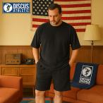 ディスカス DISCUS パイル地 ルームウエア 上下セット メンズ セットアップ パジャマ ｔシャツ ショートパンツ リカバリーウエア 父の日ギフト 春 夏