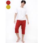 ステテコ アニマル柄 メンズ かわいい  パンツ ハッピーパンツ ステテコ ルームウエア 綿100％ 前あき パンダ さる アニマル