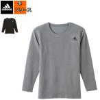 ショッピングアディダス tシャツ adidas アディダス 冬 暖か フリース シャツ 長袖 ロンｔ 丸首 インナー 防寒 速乾 保温 メンズ あったか グッズ【APU208B】