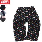 MARVEL マーベル ステテコ メンズ バックポケット付き 綿100％ 7分丈 プリント布帛 キャラクター グッズ