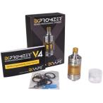 電子タバコ ベイプ EXVAPE エクスベイプ EXPROMIZER V4 エクスプロマイザー MTL RTA ブラッシュドシルバー ベプログ VAPE ベープ 本体 禁煙 充電式