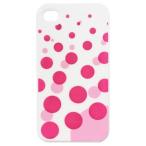 TMY iPhone4/4S用カバー カラーコレクション ソーダドット ホワイト CV-01WH _