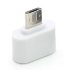 [ параллель импортные товары ]OTG соответствует USB2.0 изменение адаптер 500mA Type-A женский - micro-B мужской белый _