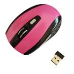 [ параллель импортные товары ] мышь беспроводная мышь USB оптика тип 6 кнопка мышь беспроводной 2.4 ( розовый ) _