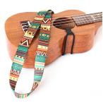  ukulele strap ethnic style Mini guitar shoulder .. strap length adjustment _