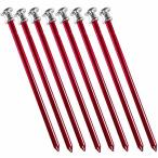 [ параллель импортные товары ] нержавеющая сталь колок 8 шт. комплект красный 23cm кемпинг палатка для __