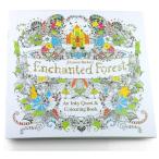 塗り絵 Enchanted Forest 大人のぬりえ 森 _