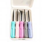 パステルサロン 工具5本 プラスドライバー マイナスドライバー ピン抜き きり PS-5DX _.