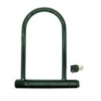 U -shape lock black bicycle bike anti-theft U type key lock _.