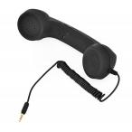 [ параллель импортные товары ] чёрный телефон смартфон . рассказ контейнер Showa Retro наушники слуховай аппарат iPhone Android _.