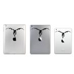 WOLFING iPad 対応 アートステッカー スキンシール デスノート リューク iPad mini ブラック 162 _