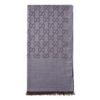 GUCCI マフラー 165904 3G646 1264 グラファイト ウール70%、シルク30%