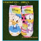  салон носки дамский 2 пар комплект Дональд Дэйзи .... салон носки носки Disney disney 22~24cm герой теплый 
