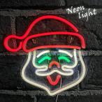 LED ネオンサイン サンタ USB ネオンライト ネオン管 インテリア アメリカン雑貨 間接照明  ...