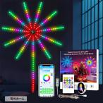 ショッピング花火 LEDテープ ライト 花火 アプリ操作 RGB USB 調光 調色 タイマー 音楽 同期 おしゃれ リズム 流れる イルミネーション 電飾 DIY 間接照明 店舗 演出 電光ホーム