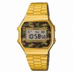 取寄品 CASIO腕時計 カシオ デジタル表示 カレンダー A168WEGC-3 チプカシ 人気モデル チープカシオ メンズ腕時計 送料無料