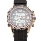 腕時計 メンズ メンズ腕時計 HPFS1702-PGBK2 アナデジ デジアナ アナログ&amp;デジタル クロノグラフ 防水 ダイバーズウォッチ風