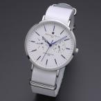 取寄品 腕時計 メンズ Salvatore Marra メンズ腕時計 サルバトーレマーラ  SM15117-SSWHBL 多軸 薄型革ベルト  送料無料