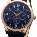 取寄品 腕時計 メンズ Salvatore Marra メンズ腕時計 サルバトーレマーラ SM18107-PGBL 多軸 革ベルト 送料無料