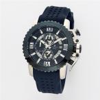 Yahoo! Yahoo!ショッピング(ヤフー ショッピング)取寄品 正規品 Salvatore Marra 腕時計 サルバトーレマーラ SM21103-SSBLBL クロノグラフ ラバーベルト 防水 メンズ腕時計 送料無料