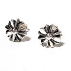 Yahoo! Yahoo!ショッピング(ヤフー ショッピング)2個セット（両耳用） / メンズ ピアス / 9mm フローラルクロス（クロス・フローリー） シルバー925 スタッドピアス /SILVER925