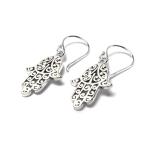 Yahoo! Yahoo!ショッピング(ヤフー ショッピング)二個セット（両耳用） / メンズ ピアス/ 17mmハムサ（ファティマの手） シルバー925 ジプシーピアス/フックピアス