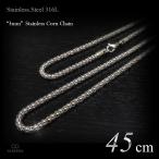 3mm ширина нержавеющая сталь кукуруза цепь 45cm / нержавеющая сталь * steel 316L / цепь колье / мужской женский 