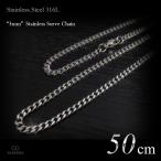 3mm ширина нержавеющая сталь 4 поверхность cut плоский цепь 50cm / нержавеющая сталь * steel 316L / цепь колье / мужской женский 