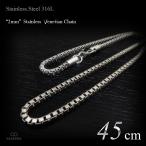 2mm ширина нержавеющая сталь венецианский цепь колье 45cm / нержавеющая сталь * steel 316L / цепь колье / мужской женский 