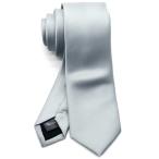 [WANDM] (wan dam ) narrow tie necktie 6cm width plain Glo gran silver gray silver 