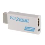 Wii hdmi変換アダプター Wii to HDMI Adapter コンバーター HDMI接続でWiiを1080pに変換出力 3.5mmオーディオ