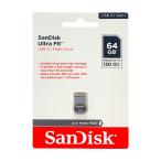 SanDisk ( サンディスク ) 64GB ULTRA Fit USB3.1 フラッシュドライブ ( 読取 最大130MB/s ) SDCZ430