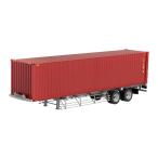 Platz ticket craft 1/50 40 feet freight container rust color &amp; exclusive use transportation trailer 