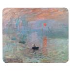 モネ『 印象、日の出 』のマウスパッド：フォトパッド（ 世界の名画シリーズ ） (トリミングあり)