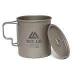 VASTLAND チタンマグカップ シングル 450ml フタ付き 爆買