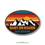 BABY ON BOARD уличный магнит 