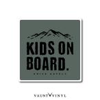  уличный KIDS ON BOARD магнит 