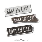 BABY IN CAR магнит машина маскировка способ 