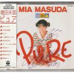 ★CD ピュア PURE 全曲収録 *増田未亜 MIA MASUDA ジャケットにサイン入り