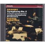 ★CD PHILIPS ブラームス:交響曲第2番.大学祝典序曲 *ピエール・モントゥー(Pierre Monteux)/ロンドン交響楽団 ★
