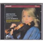 ★CD PHILIPS ベートーヴェン:ヴァイオリン協奏曲.ロマンス第1.2番*ローラ・ボベスコ(Lola Bobesco)旧規格盤CD(30CD-3037)