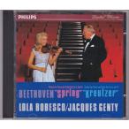 ★CD PHILIPS ベートーヴェン:ヴァイオリン・ソナタ第5番.第9番*ローラ・ボベスコ(Lola Bobesco)旧規格盤CD(30CD-3034)