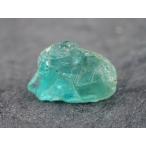 ブルーグリーンアパタイト(Blue Green Apatite）原石 Itrongay, Betroka, Tulear, Madagascar 産　寸法　： 11.8X9.0X7.3mm/1g