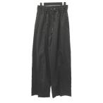 未使用品 ザラ ZARA タグ付き パンツ スラックス ワイド センターシーム イージー グレー レディース