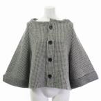 ワイズ Y's 23AW 美品 HOUNDSTOOTH JACQUARD 4-BUTTON JACKET ハウンドトゥースジャガード4Bジャケット カーディガン 千鳥柄 ホワイト 2