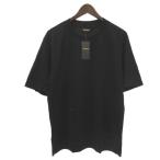 未使用品 ポールスチュアート PAUL STUART タグ付き Tシャツ カットソー 半袖 無地 ブラック 黒 J1P80-737-09 メンズ